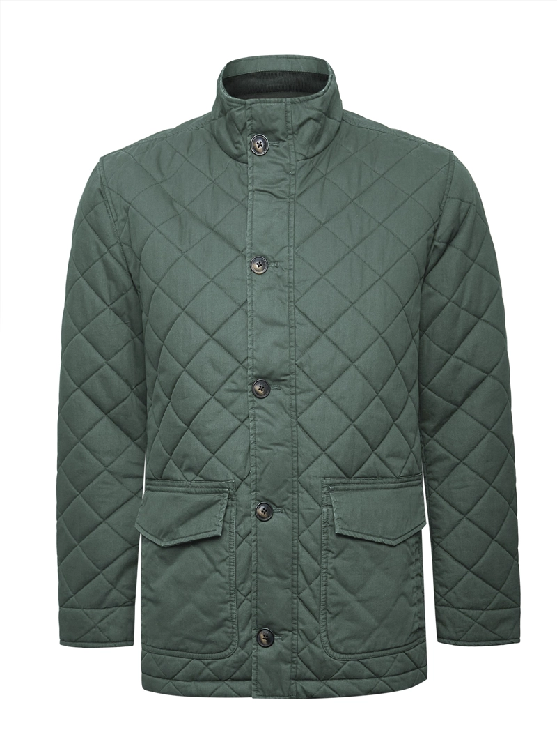 CHAQUETA ALGODON ORGANICO HOMBRE VERENA VERDE ROCKFORD - 1