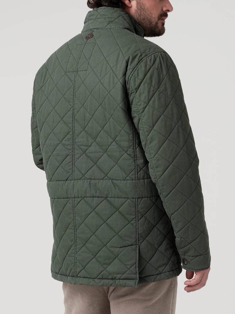 CHAQUETA ALGODON ORGANICO HOMBRE VERENA VERDE ROCKFORD - 6