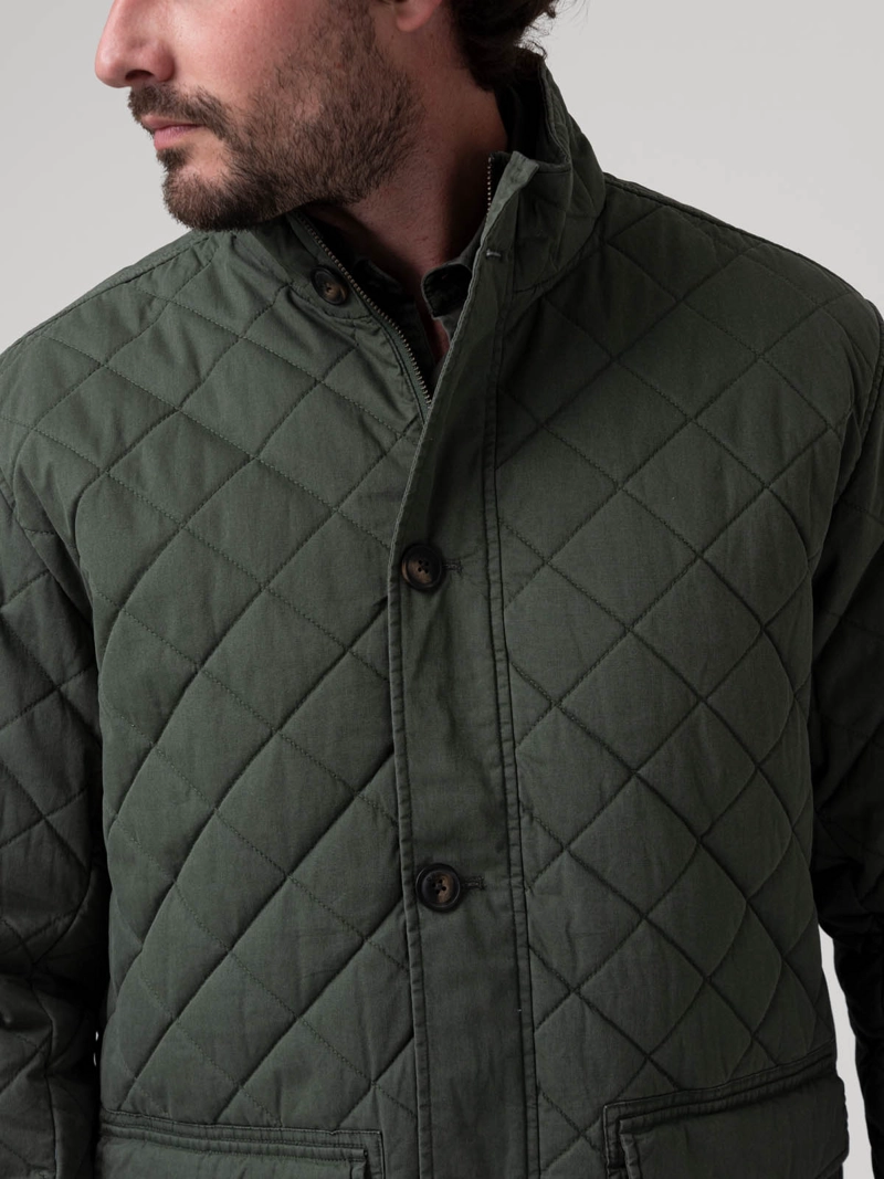 CHAQUETA ALGODON ORGANICO HOMBRE VERENA VERDE ROCKFORD - 7