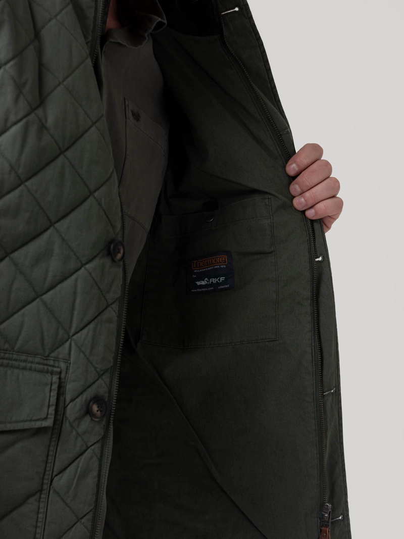 CHAQUETA ALGODON ORGANICO HOMBRE VERENA VERDE ROCKFORD - 9