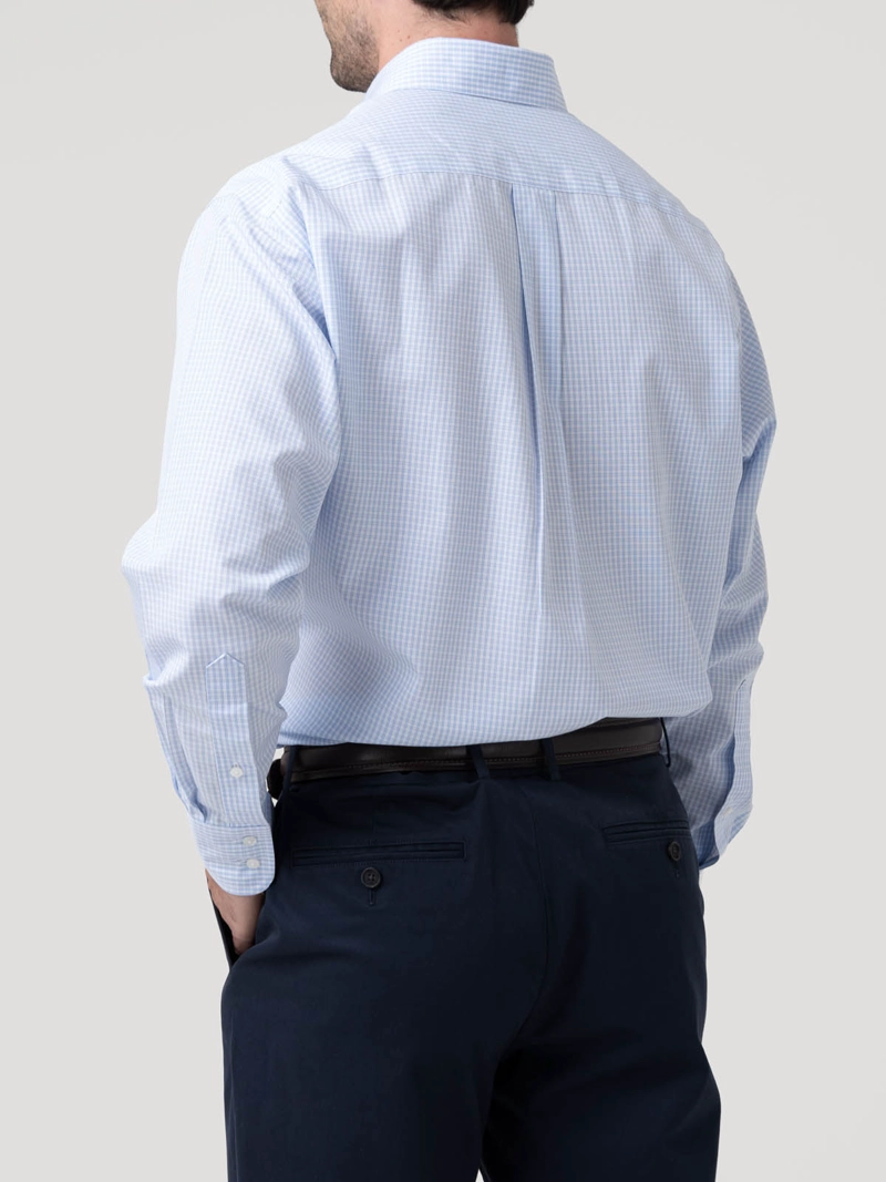 CAMISA CUELLO BUTTON-DOWN CELESTE HOMBRE WF ROCKFORD - 6