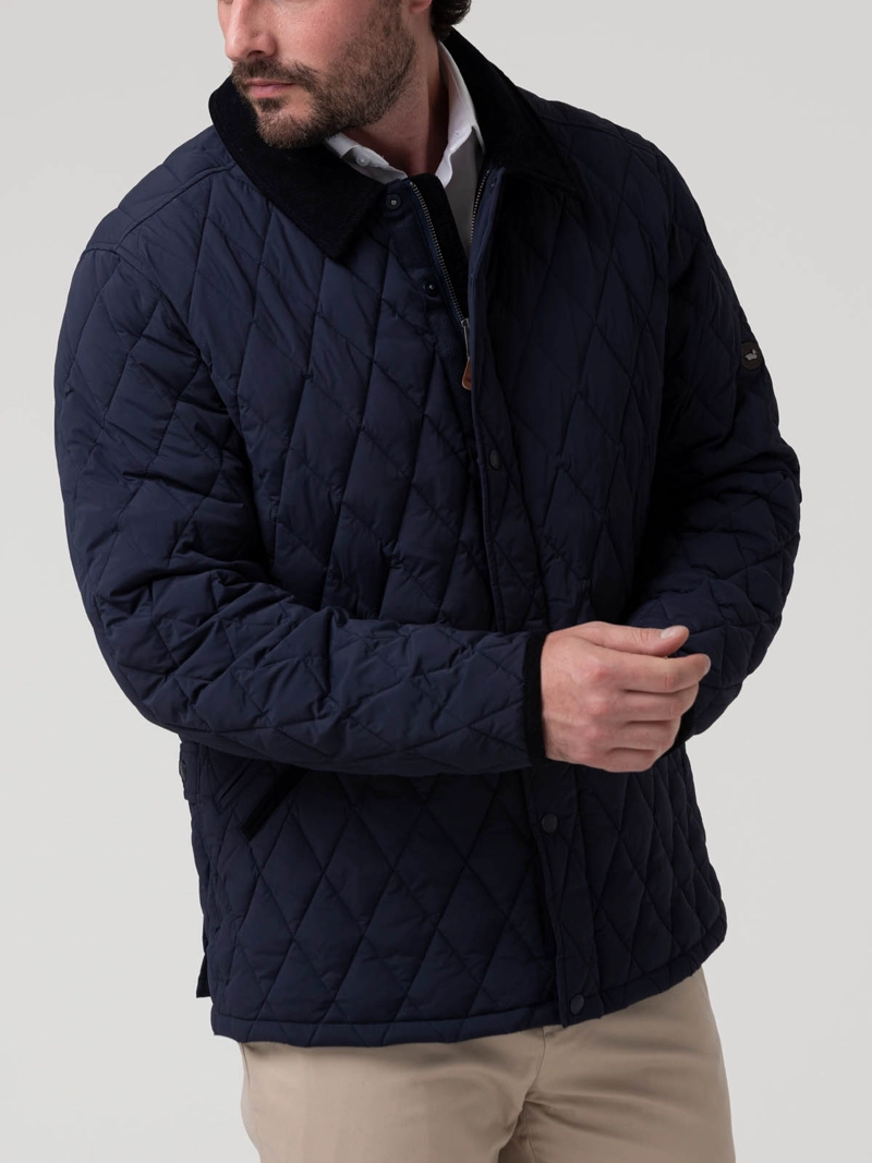 PARKA THERMORE HOMBRE NEWPORT AZUL ROCKFORD - 5