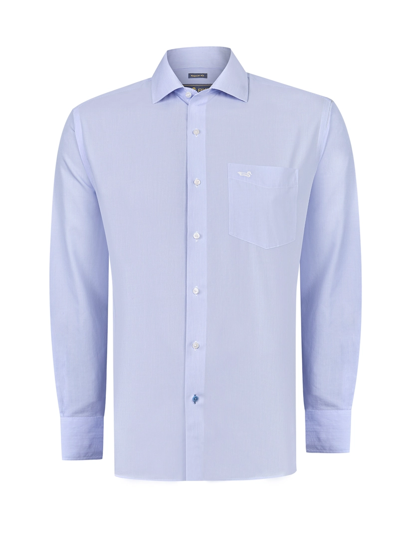 CAMISA CUELLO ITALIANO HOMBRE WF AZULINO ROCKFORD - 2