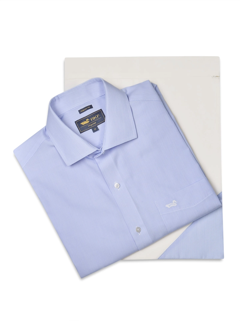 CAMISA CUELLO ITALIANO HOMBRE WF AZULINO ROCKFORD - 6