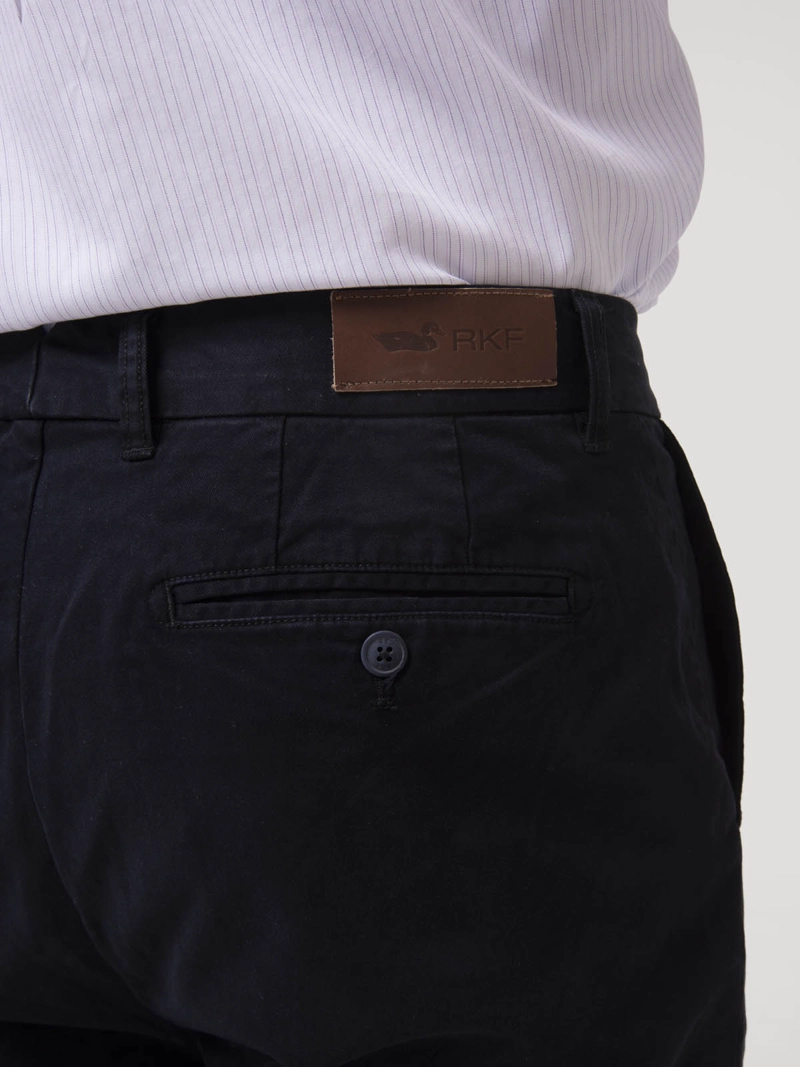 PANTALON ALGODON HOMBRE TURIN NEGRO ROCKFORD - 8