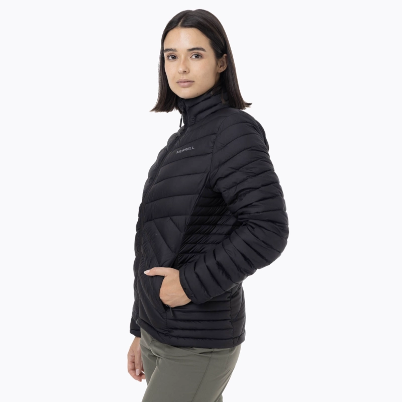 PARKA MUJER FULL ZIPPER NEGRO MERRELL - 2