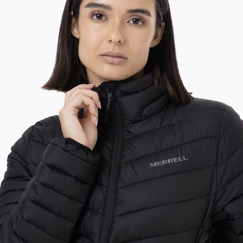 PARKA MUJER FULL ZIPPER NEGRO MERRELL - 6