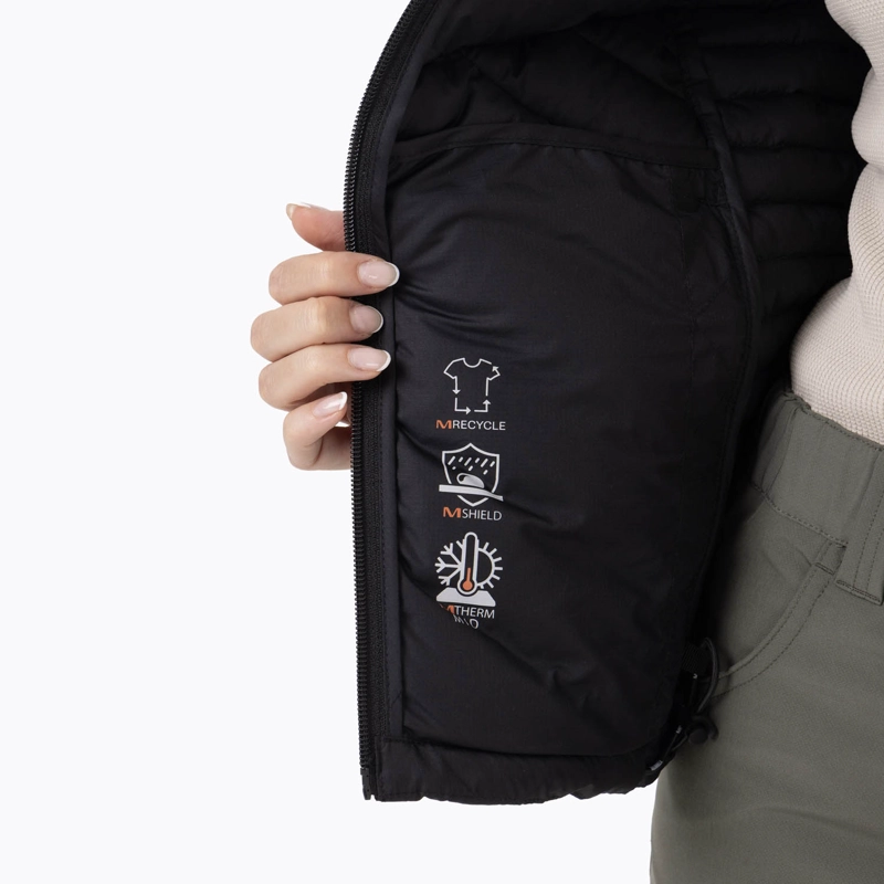 PARKA MUJER FULL ZIPPER NEGRO MERRELL - 8
