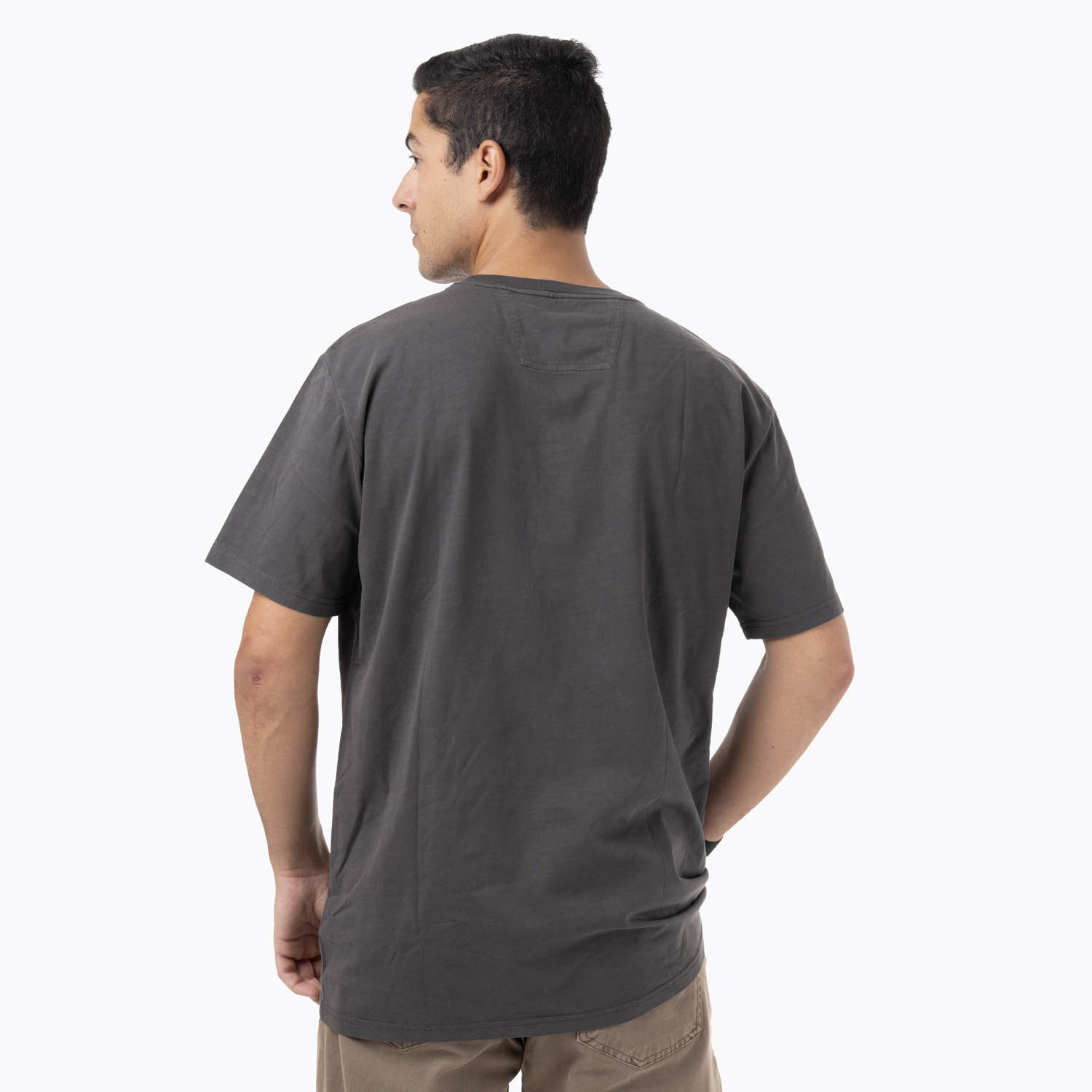 POLERA MANGA CORTA HOMBRE OECHES GRIS OSCURO MERRELL - 2