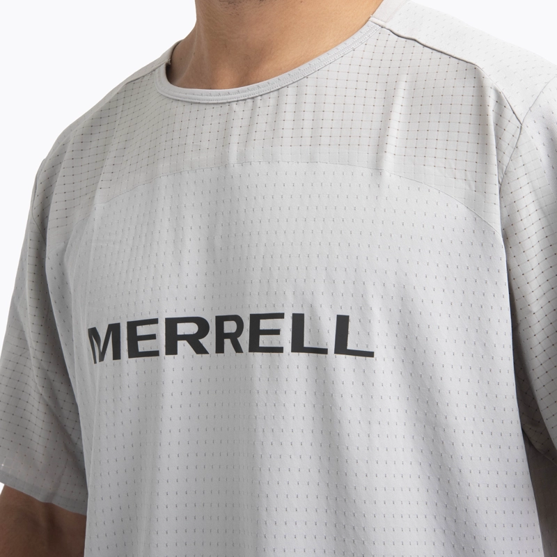 POLERA MC HOMBRE SWIFT TRAIL GRIS OSCURO MERRELL - 5