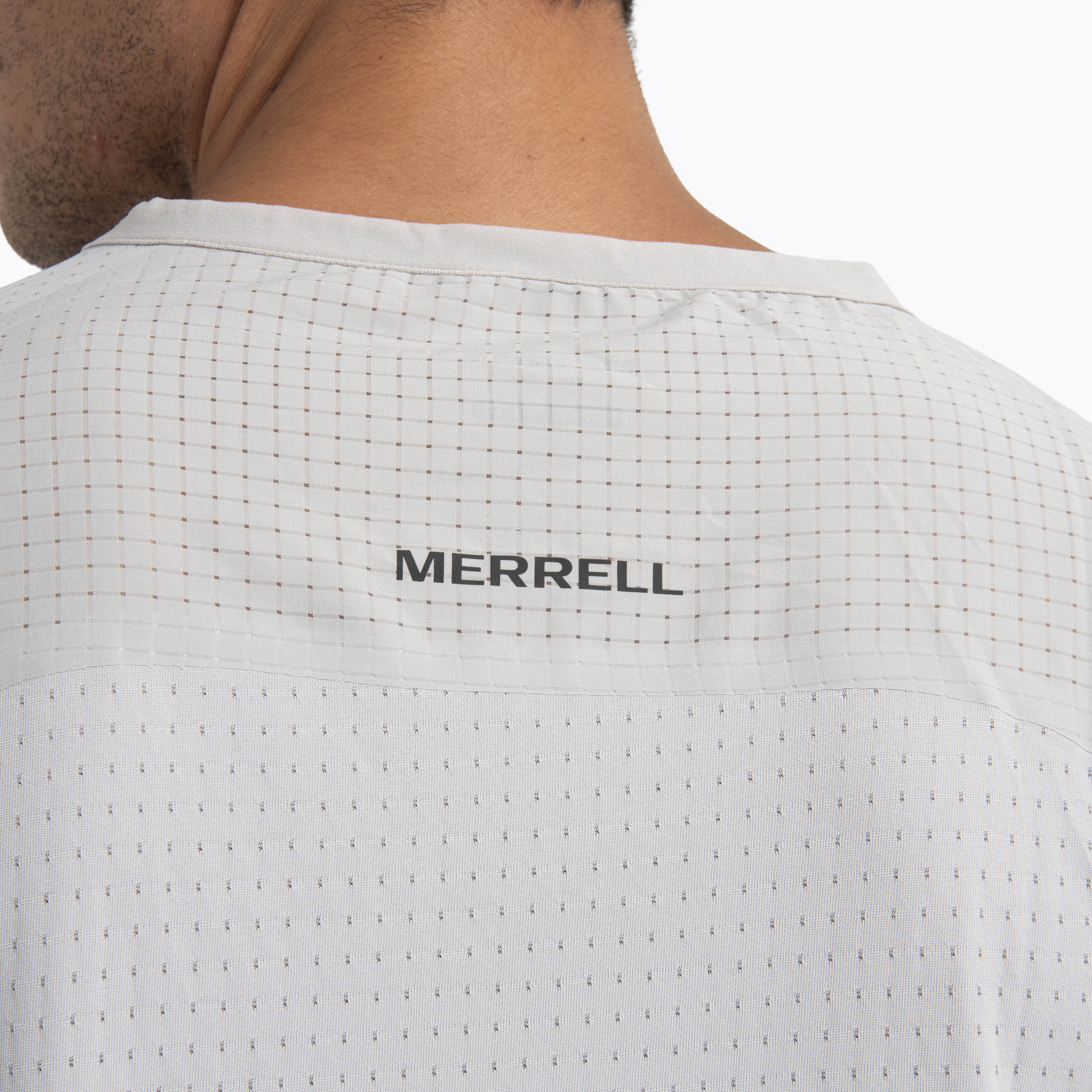 POLERA MC HOMBRE SWIFT TRAIL GRIS OSCURO MERRELL - 7