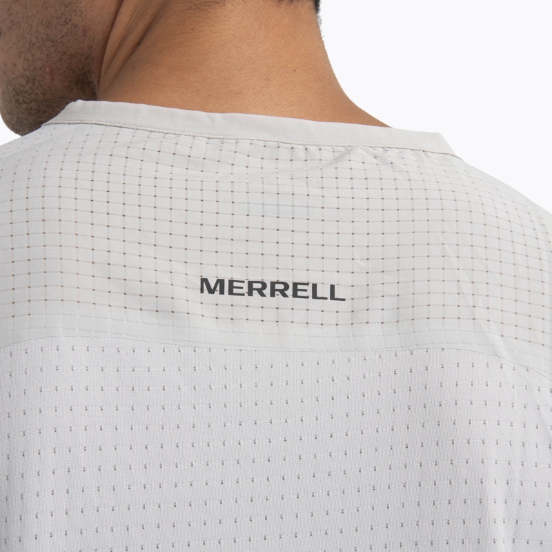 POLERA MC HOMBRE SWIFT TRAIL GRIS OSCURO MERRELL - 7