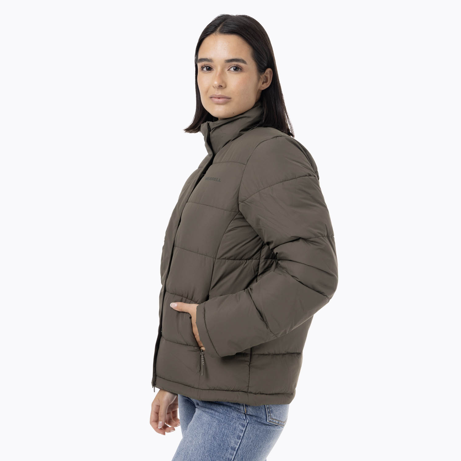 PARKA MUJER PUFFA VERDE MERRELL - 2