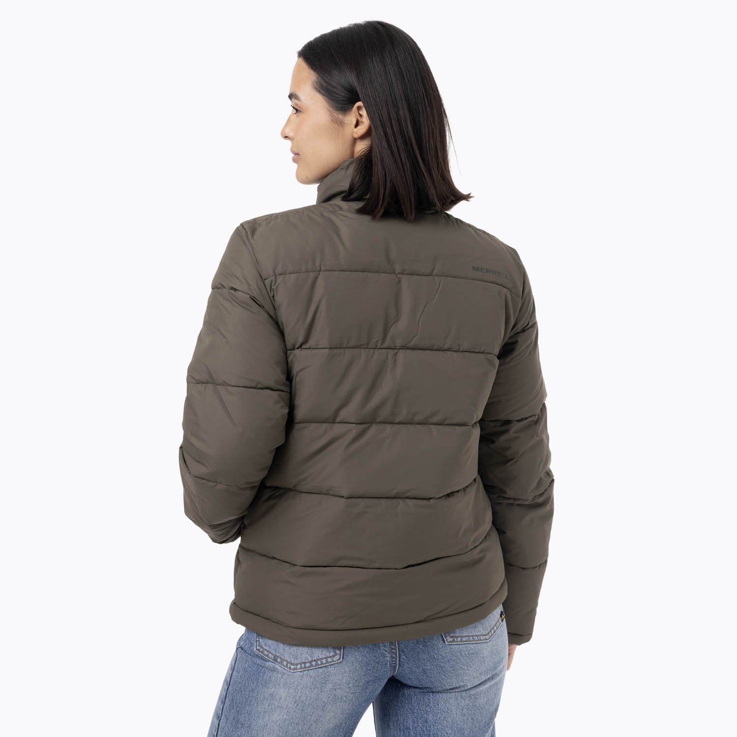 PARKA MUJER PUFFA VERDE MERRELL - 4