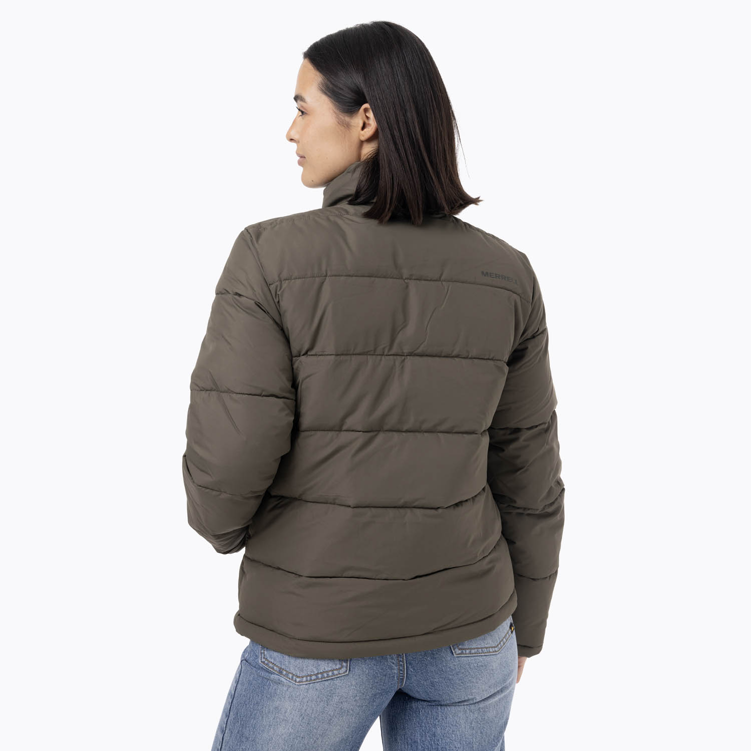 PARKA MUJER PUFFA VERDE MERRELL - 4