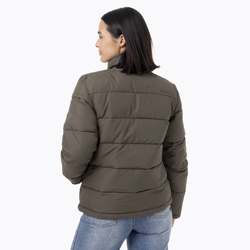 PARKA MUJER PUFFA VERDE MERRELL - 4