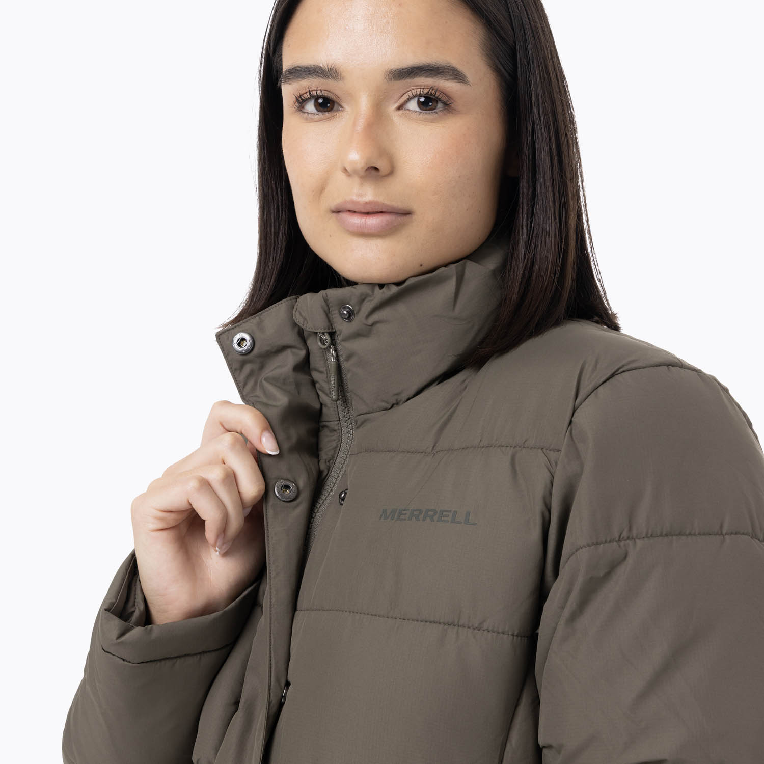 PARKA MUJER PUFFA VERDE MERRELL - 5