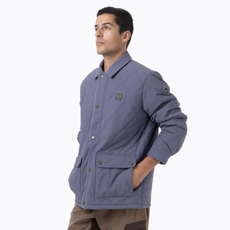 CHAQUETA HOMBRE HALEES FULL ZIPPER AZUL MERRELL - 2