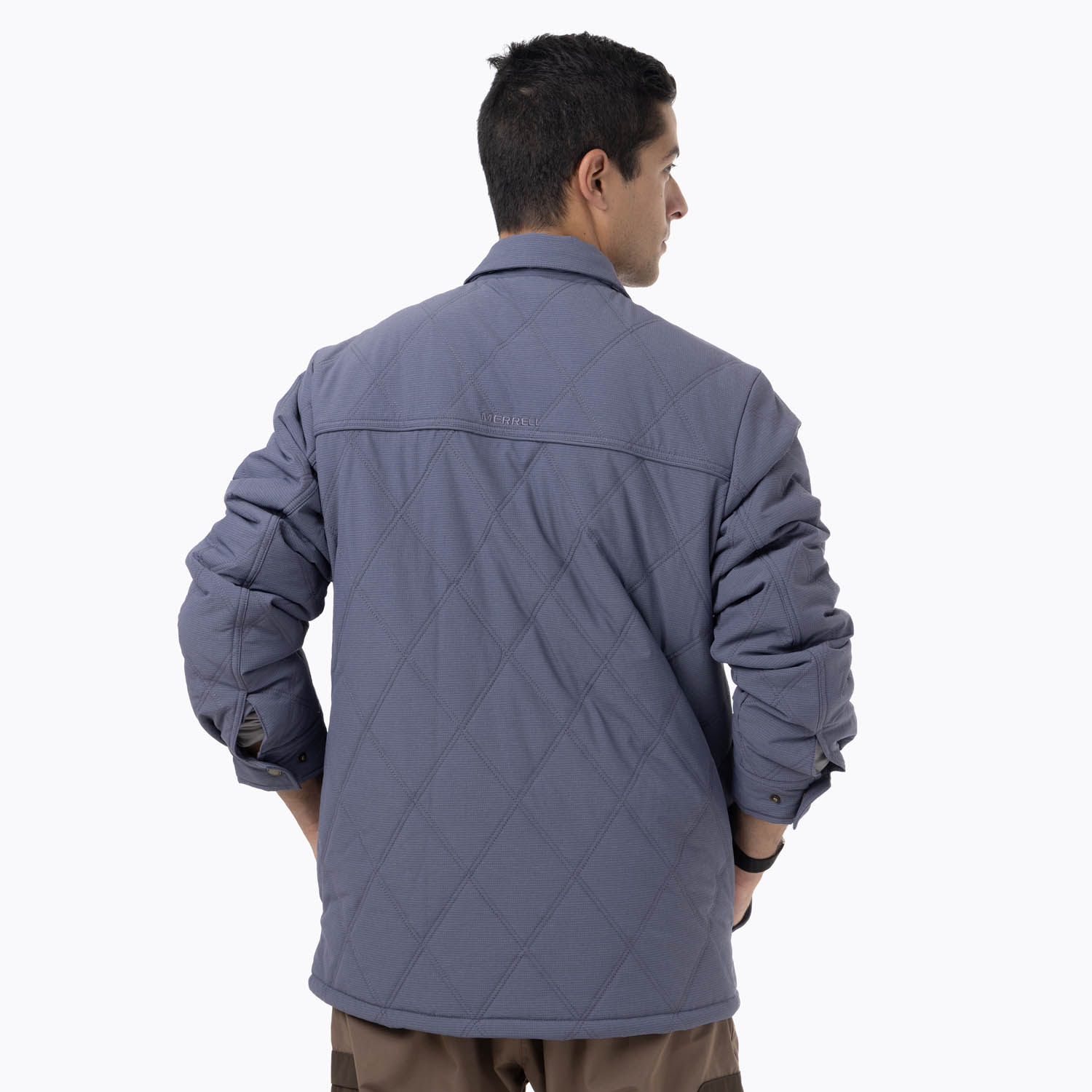 CHAQUETA HOMBRE HALEES FULL ZIPPER AZUL MERRELL - 4