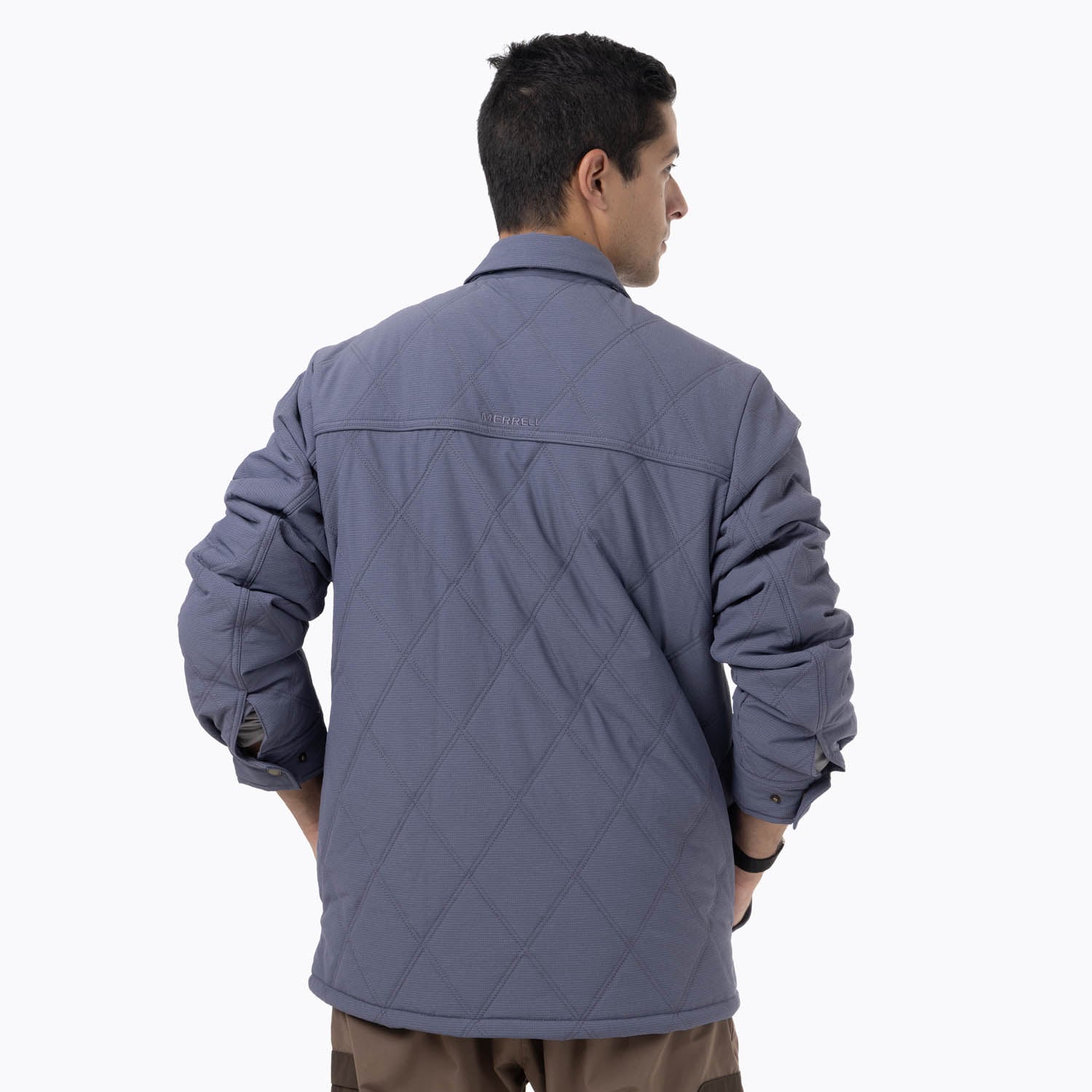 CHAQUETA HOMBRE HALEES FULL ZIPPER AZUL MERRELL - 4