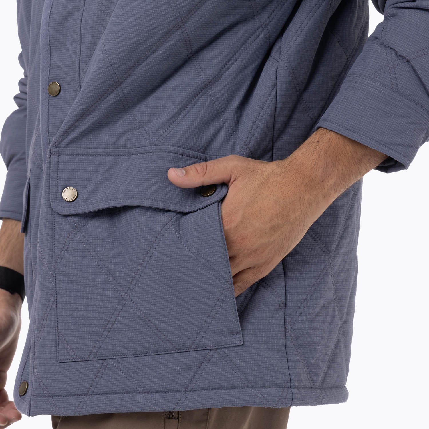 CHAQUETA HOMBRE HALEES FULL ZIPPER AZUL MERRELL - 7