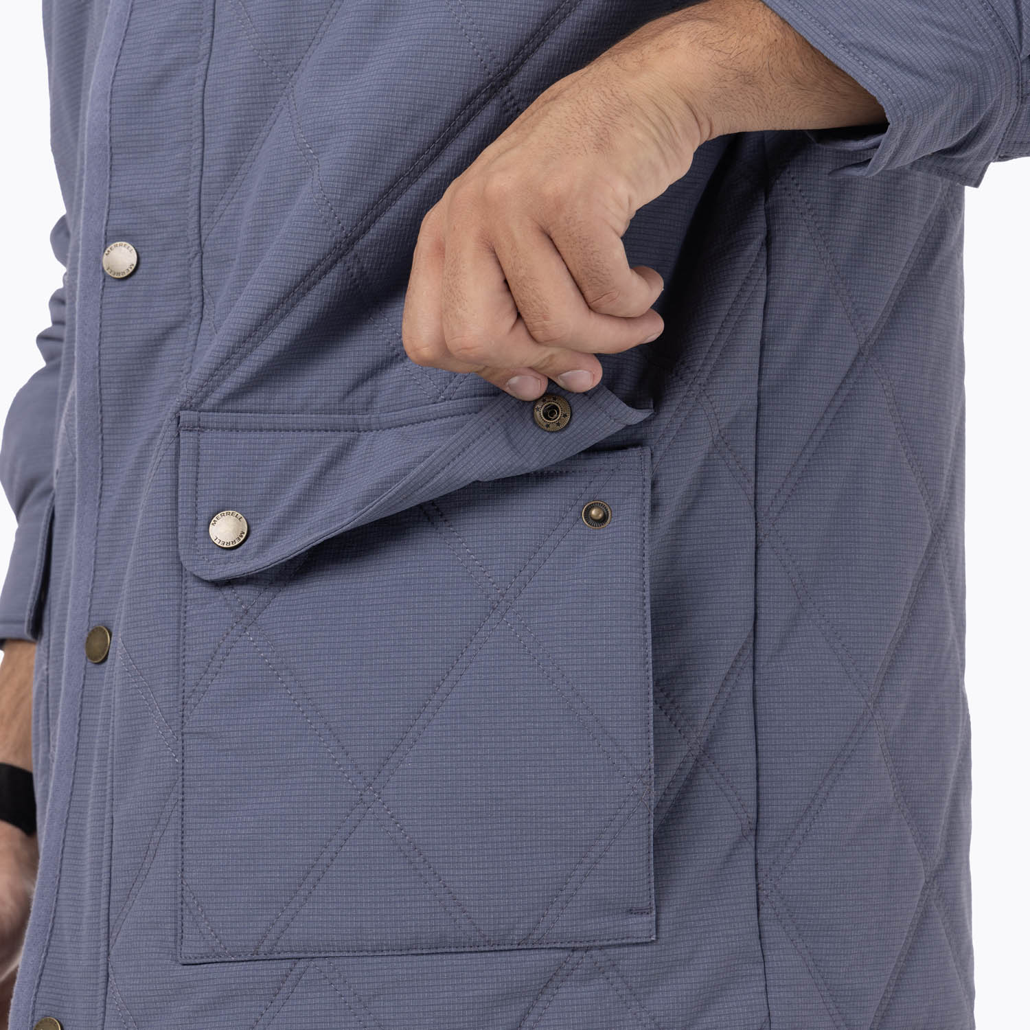 CHAQUETA HOMBRE HALEES FULL ZIPPER AZUL MERRELL - 8
