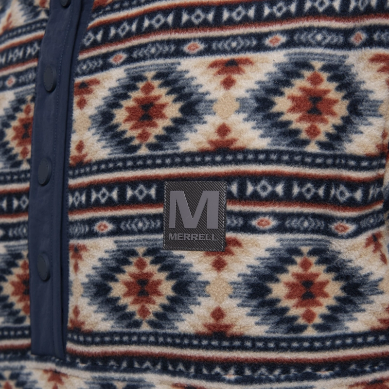 POLAR HOMBRE D FPRINT SNAP MICROFLEECE AZUL MERRELL - 5