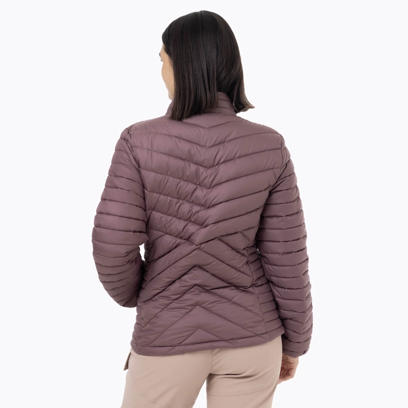 PARKA MUJER FULL ZIPPER MORADO MERRELL - 4