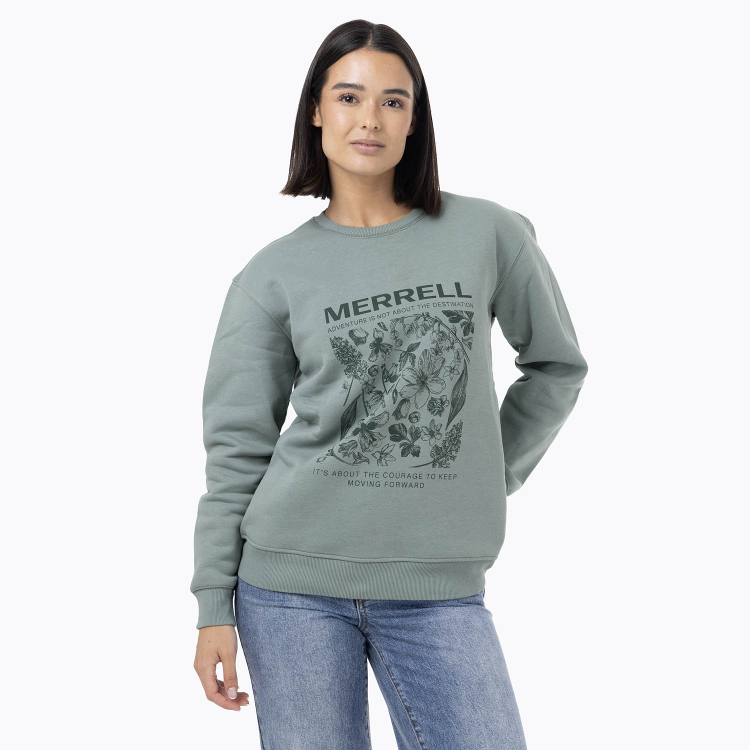 MERRELL POLERON MUJER COTTON BLOOM VERDE MERRELL