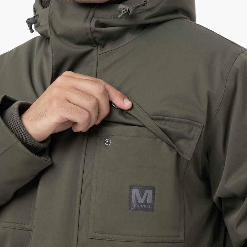 PARKA HOMBRE TENNESSEE 5K VERDE MERRELL - 9