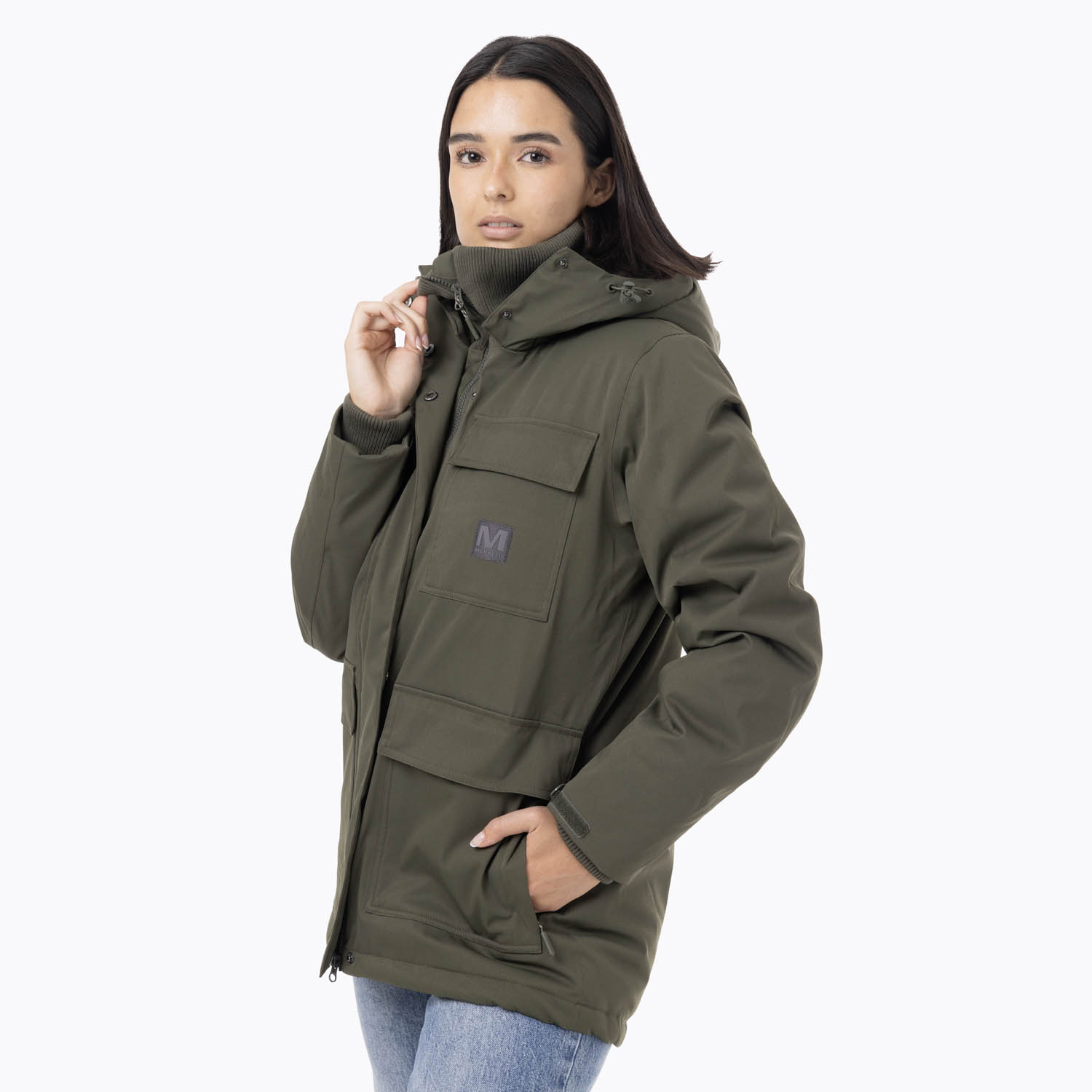 PARKA MUJER LONG VERDE MERRELL - 2