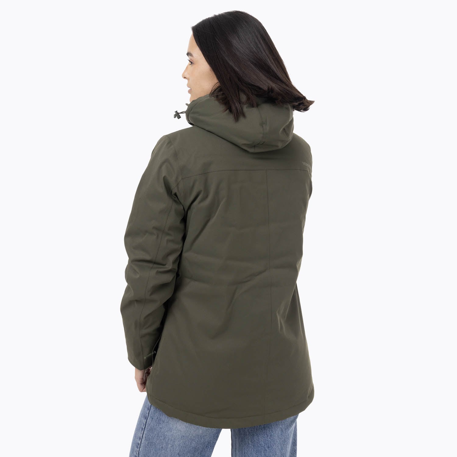 PARKA MUJER LONG VERDE MERRELL - 4