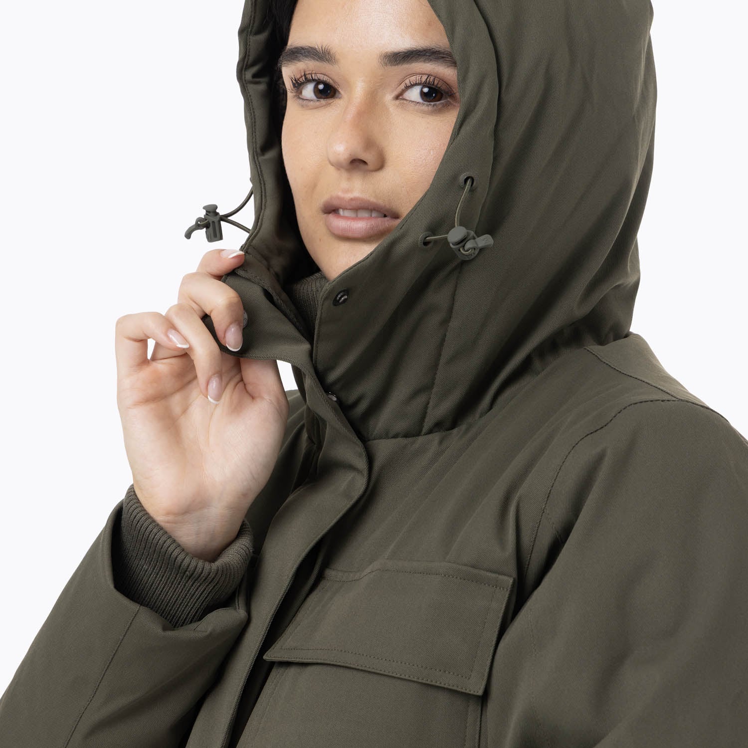PARKA MUJER LONG VERDE MERRELL - 7