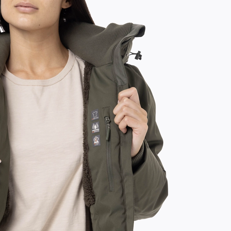 PARKA MUJER LONG VERDE MERRELL - 8