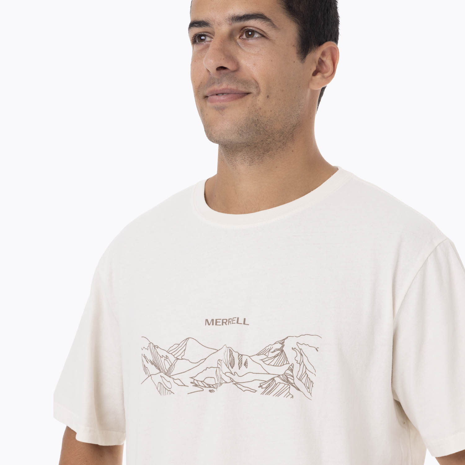 POLERA MANGA CORTA HOMBRE EDEUS BLANCO MERRELL - 5