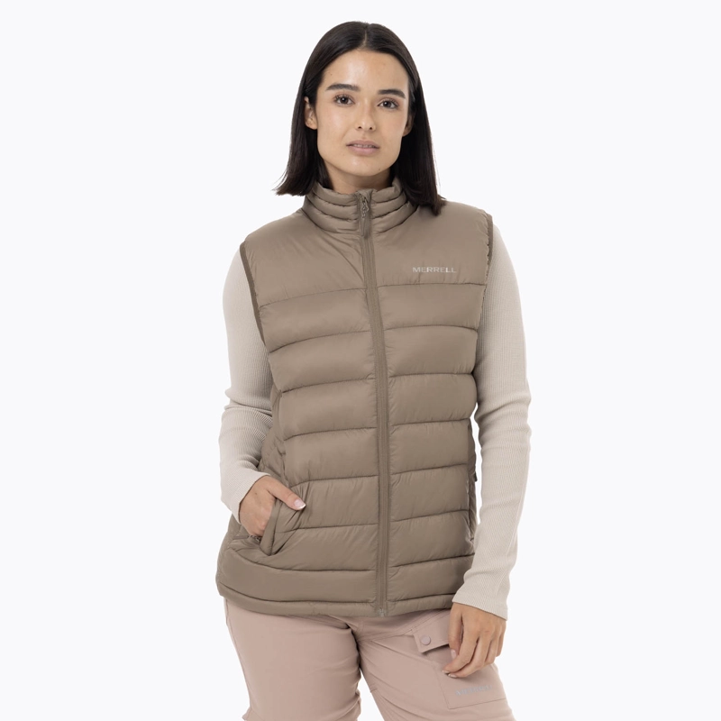 PARKA SIN MANGAS MUJER HAZEIS CAFE  MERRELL - 1