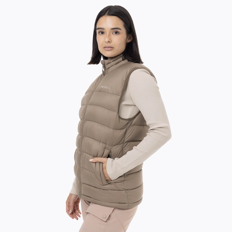 PARKA SIN MANGAS MUJER HAZEIS CAFE  MERRELL - 2