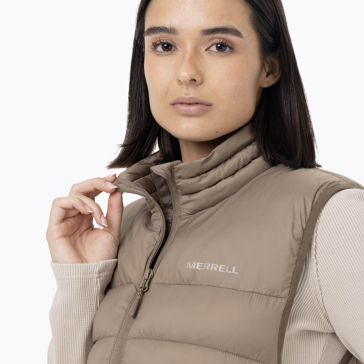 PARKA SIN MANGAS MUJER HAZEIS CAFE  MERRELL - 5
