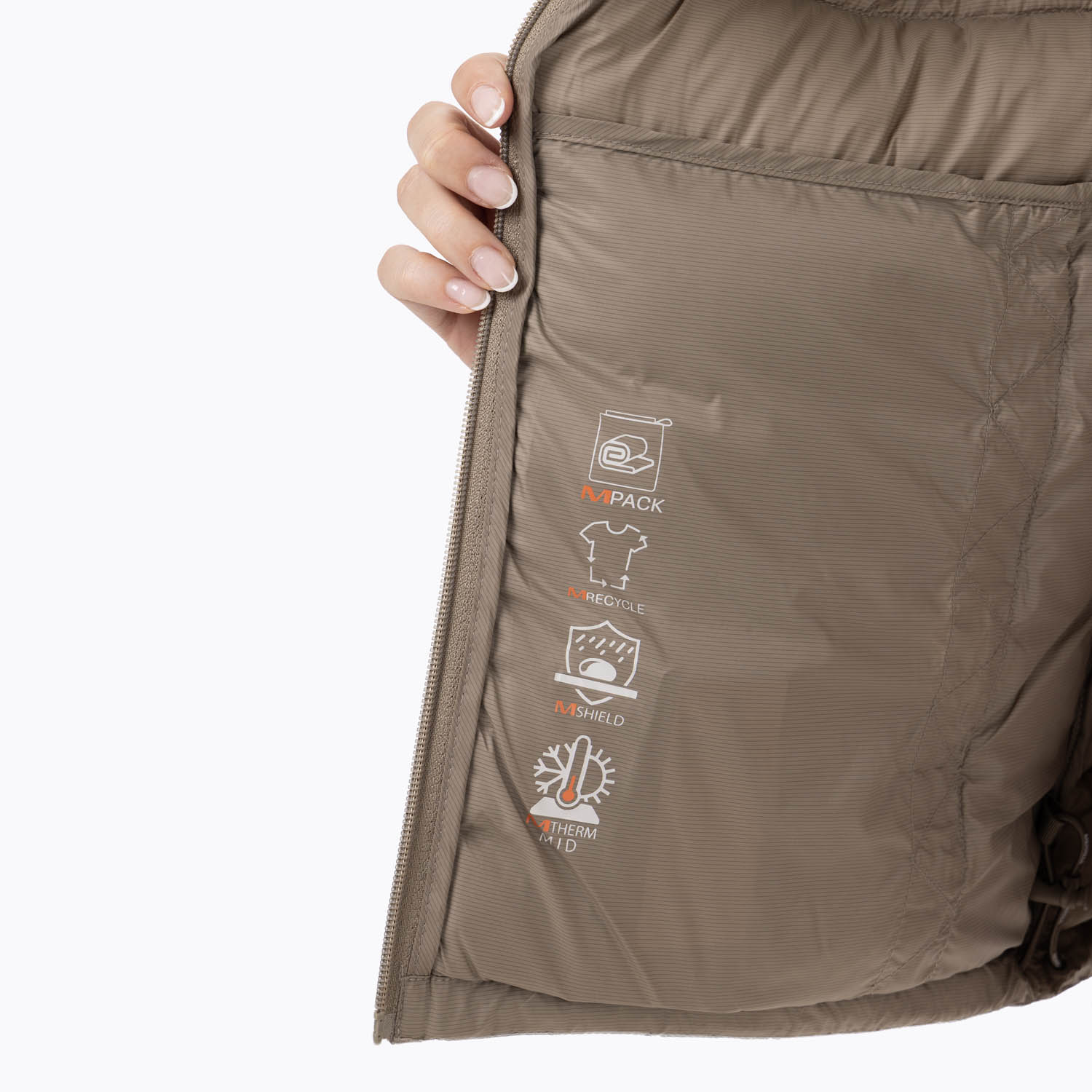 PARKA SIN MANGAS MUJER HAZEIS CAFE  MERRELL - 7