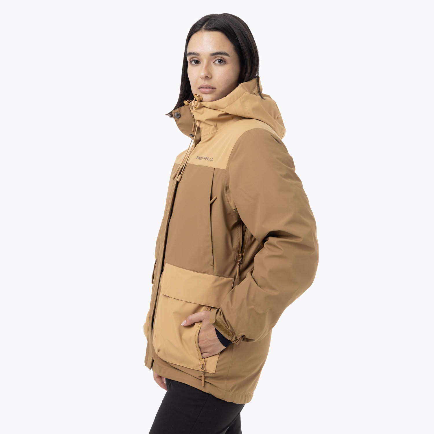 PARKA MUJER EZEO 3-IN-1 10K CAFE  MERRELL - 2