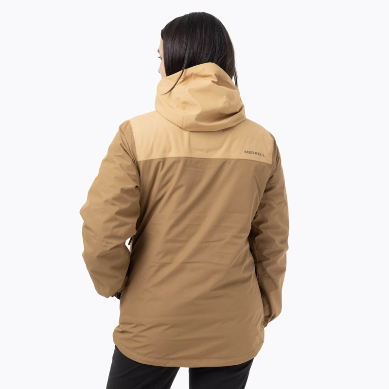 PARKA MUJER EZEO 3-IN-1 10K CAFE  MERRELL - 4