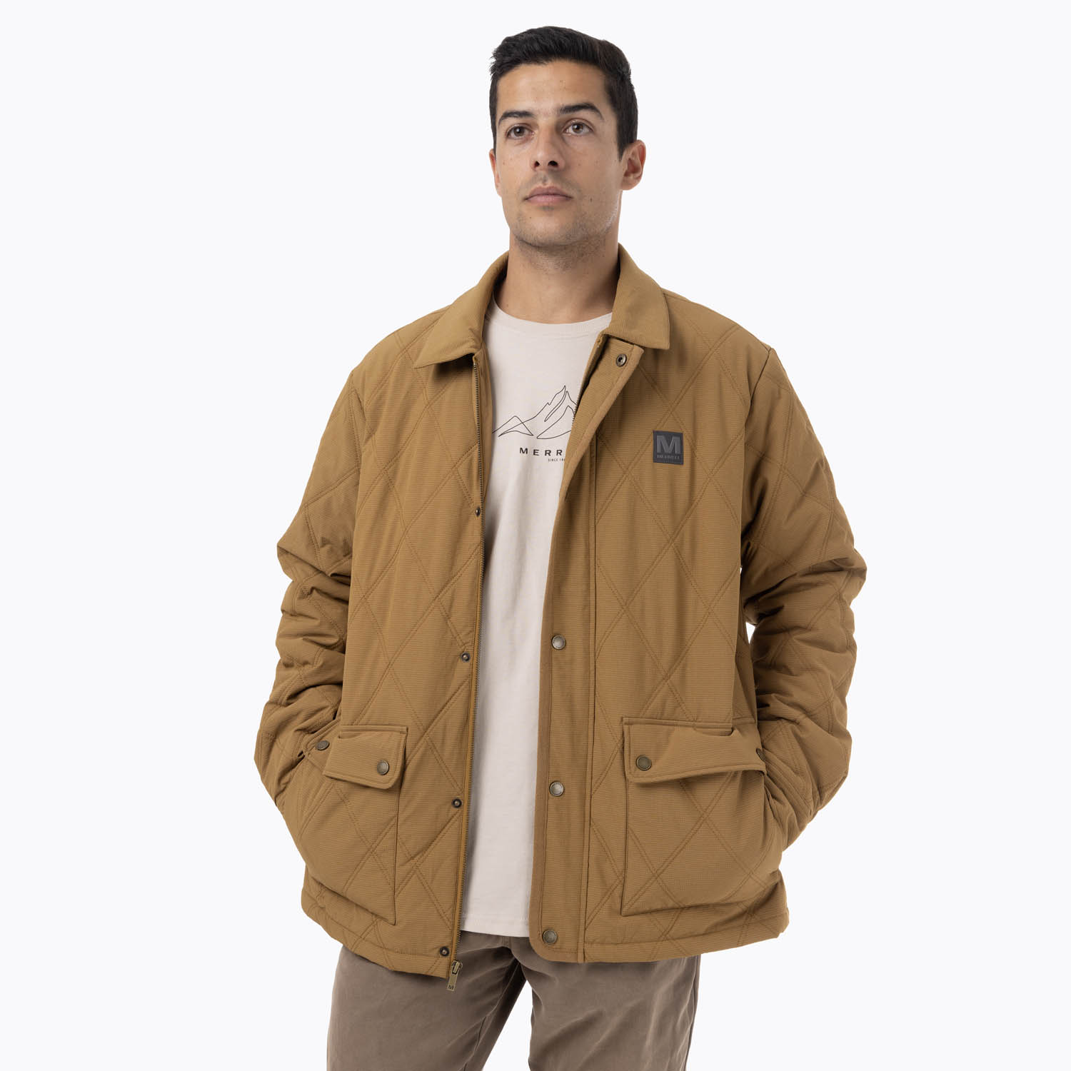 MERRELL CHAQUETA HOMBRE HALEES FULL ZIPPER MOSTAZA MERRELL