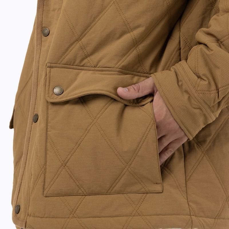 CHAQUETA HOMBRE HALEES FULL ZIPPER MOSTAZA MERRELL - 7
