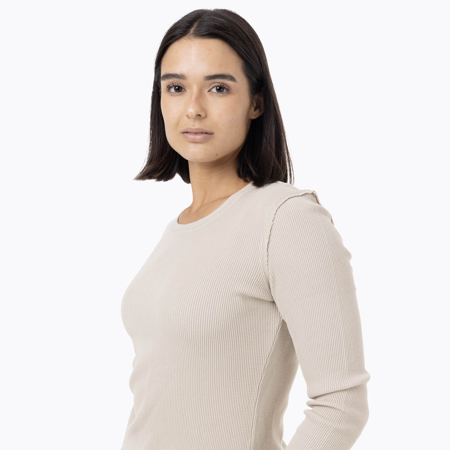 POLERA MANGA LARGA MUJER OSLO BEIGE MERRELL - 6