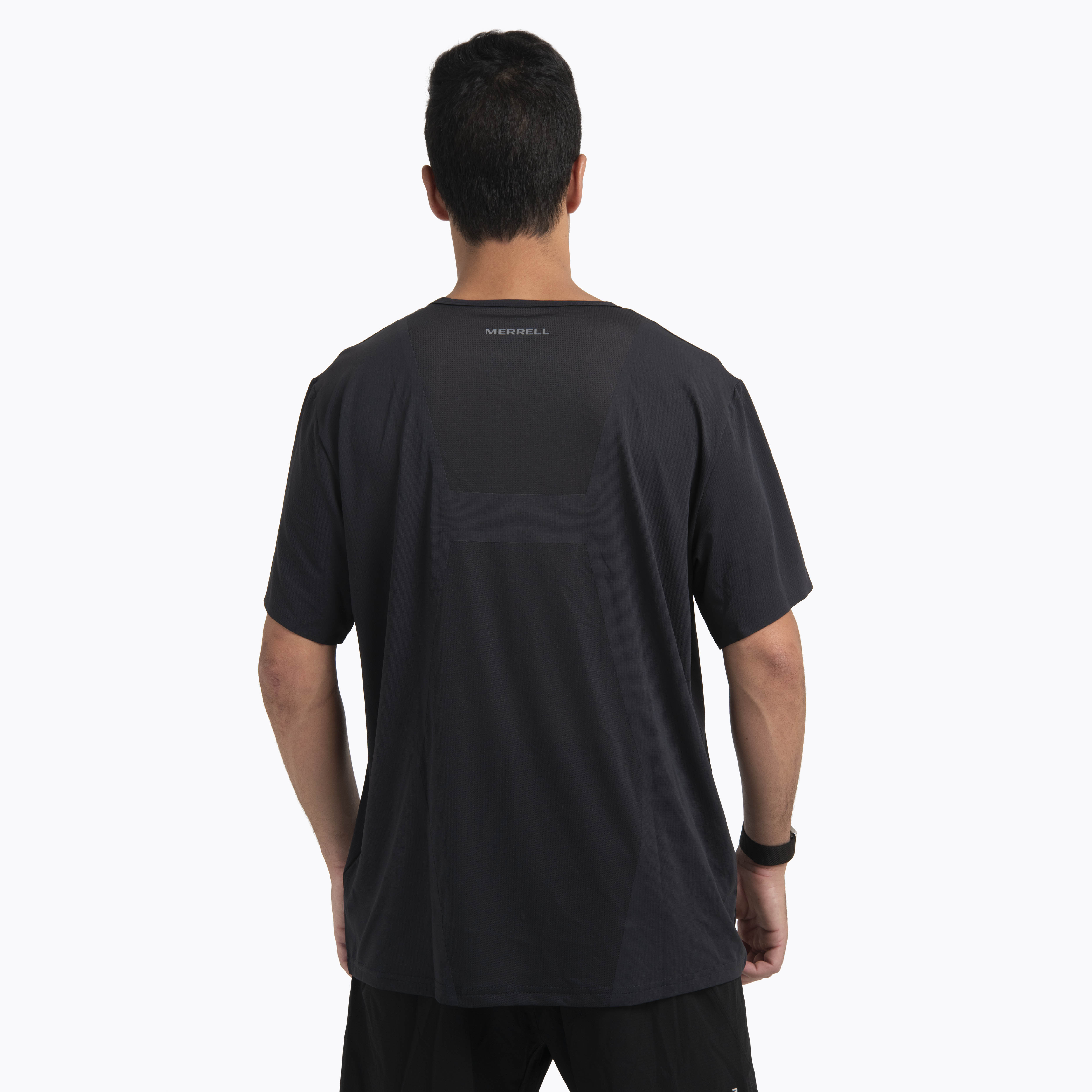 POLERA MC HOMBRE LIGHT WEIGHT TRAIL NEGRO MERRELL - 4