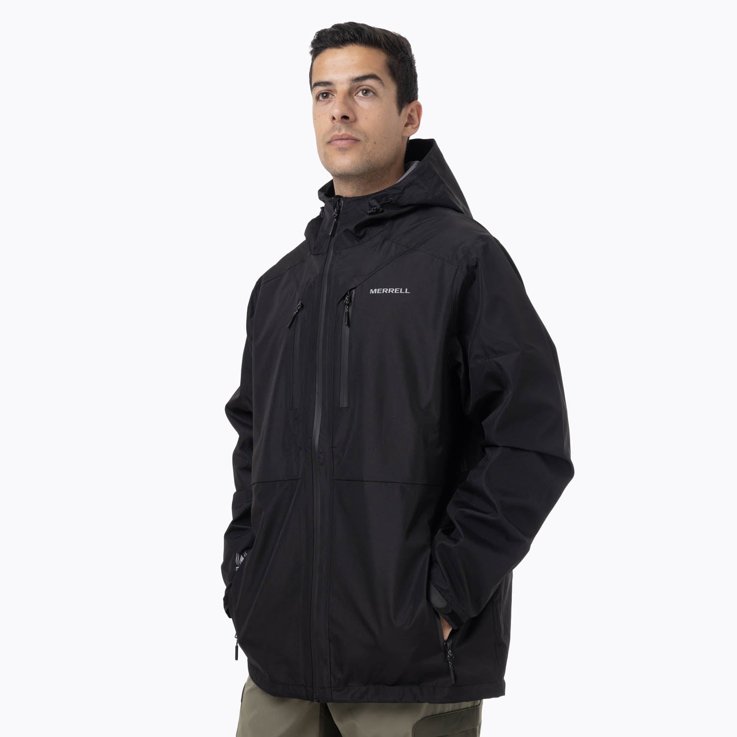 IMPERMEABLE HOMBRE ARKAON HARDSHELL NEGRO MERRELL - 1