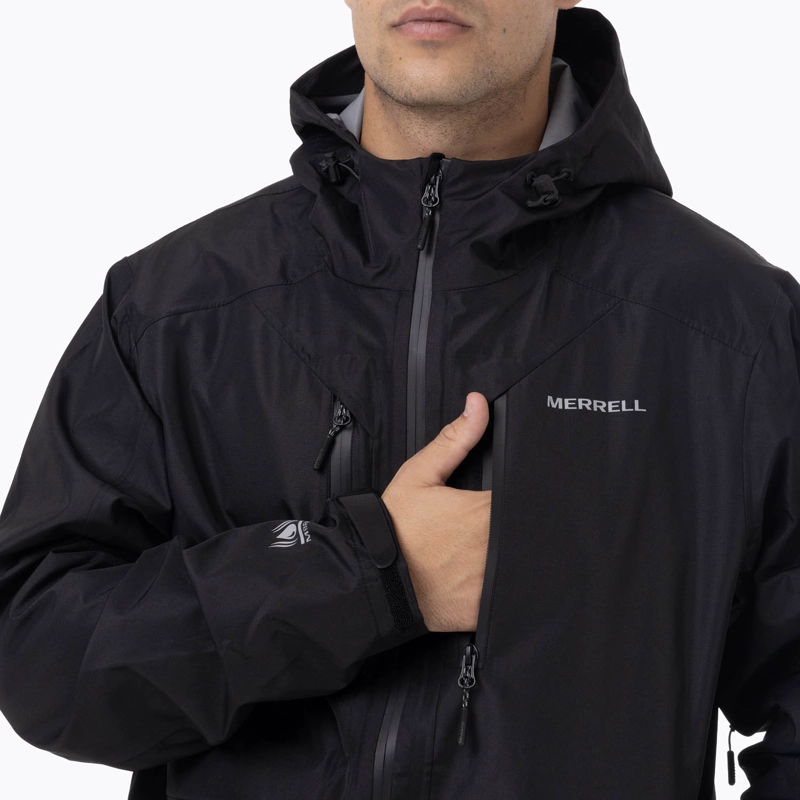 IMPERMEABLE HOMBRE ARKAON HARDSHELL NEGRO MERRELL - 5