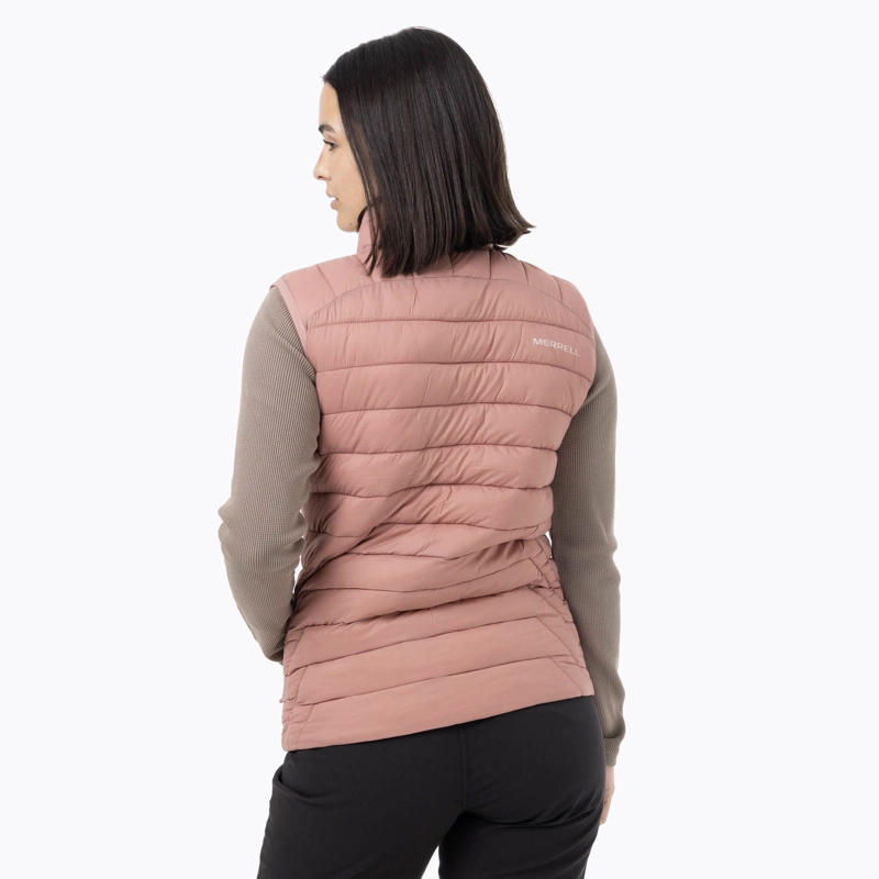 PARKA SIN MANGAS NYLON MUJER INNOKO ROSADO MERRELL - 6