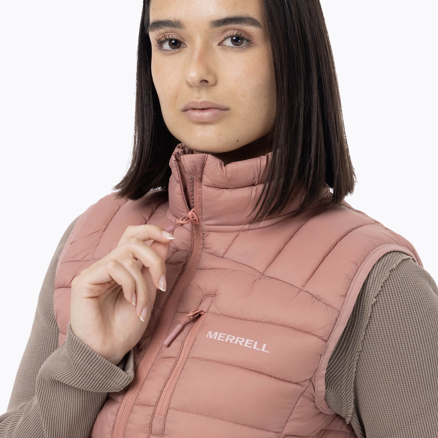 PARKA SIN MANGAS NYLON MUJER INNOKO ROSADO MERRELL - 7