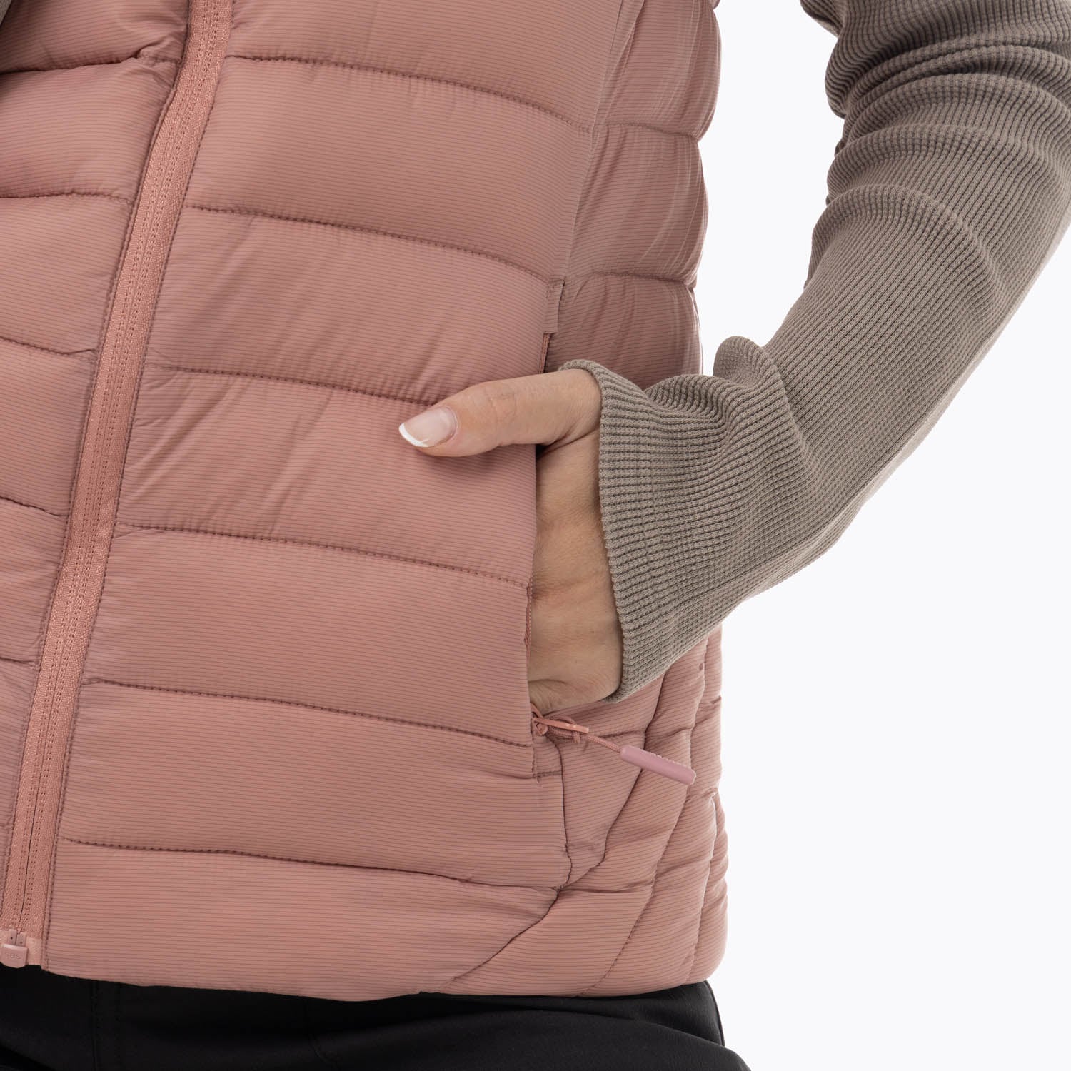 PARKA SIN MANGAS NYLON MUJER INNOKO ROSADO MERRELL - 8